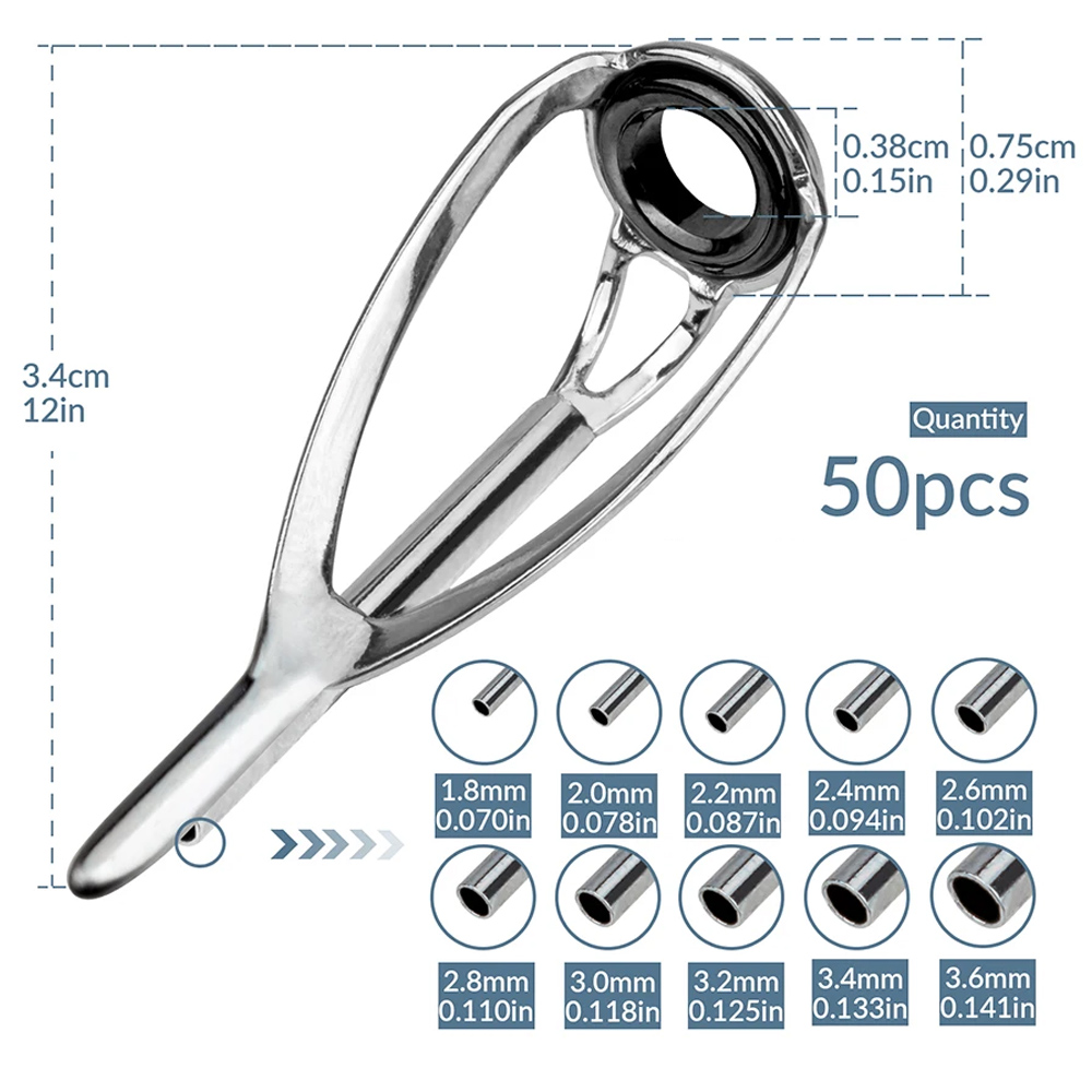 Fishing Rod Guide Replacement - THKFISH 50 Cái/lốc Câu Hướng Dẫn