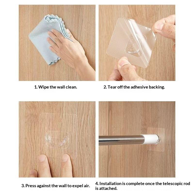 No Drill Transparent Self Adhe - đánh giá và giá Fishing Rod Holder