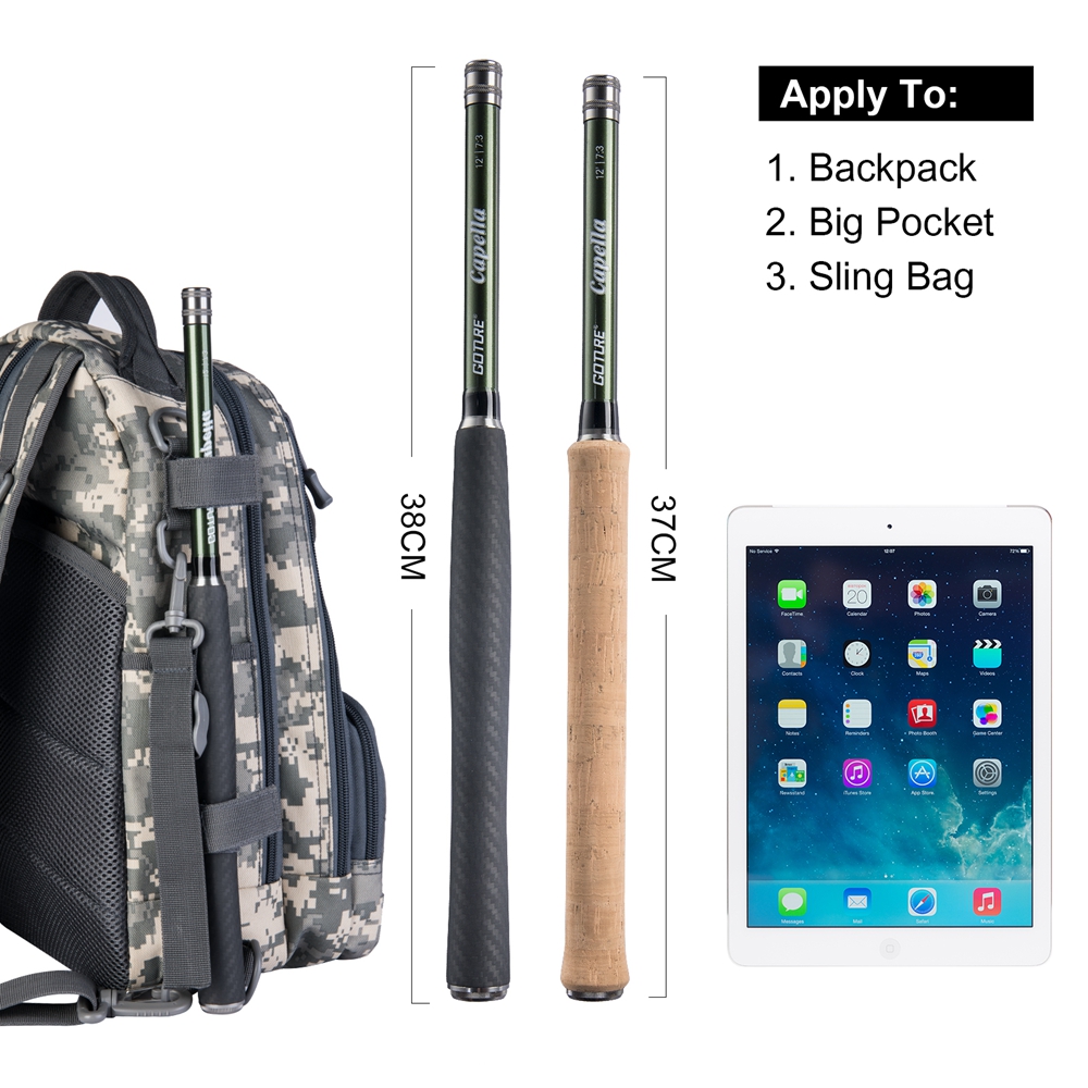 Goture Tenkara Quai Xẻ Combo 3 - đánh giá và giá Fishing Rod Fly