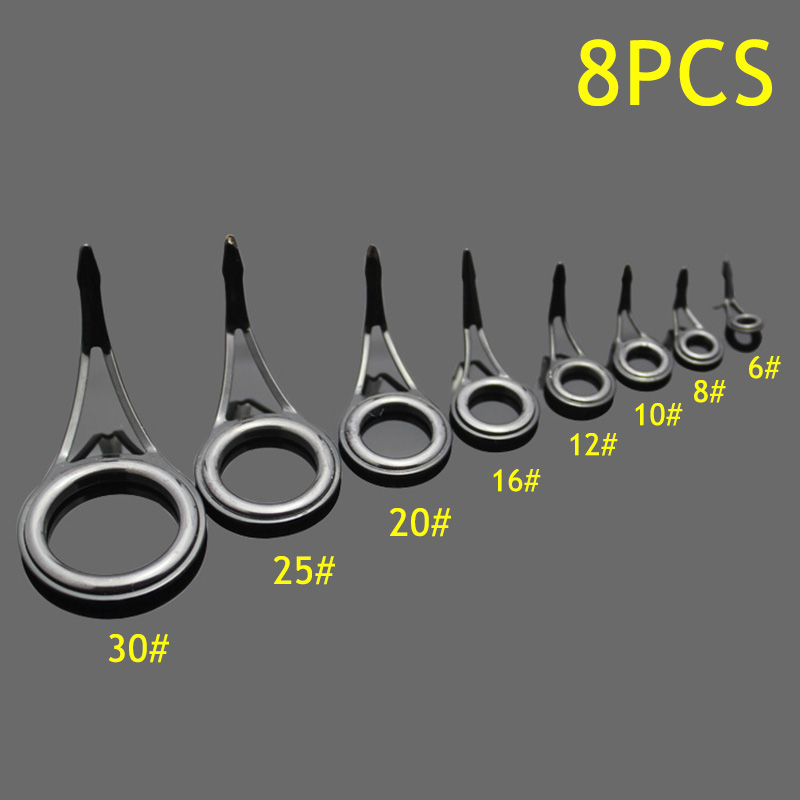 8pcs Fishing Rod Guide Rings A - đánh giá và giá Fishing Rod Guide Replacement