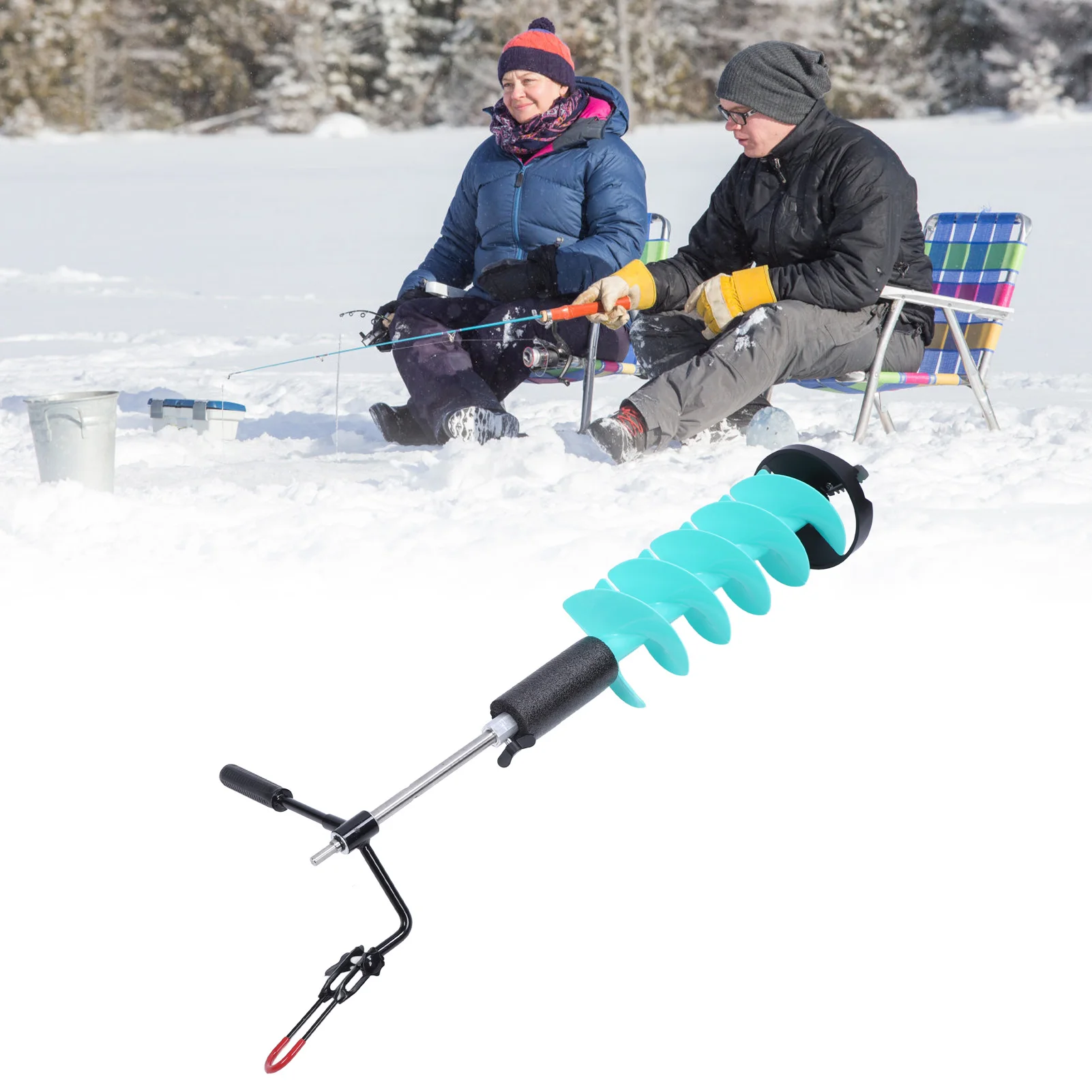Electric Ice Auger Kit, 8in Ic - đánh giá và giá Fishing Rod Ice