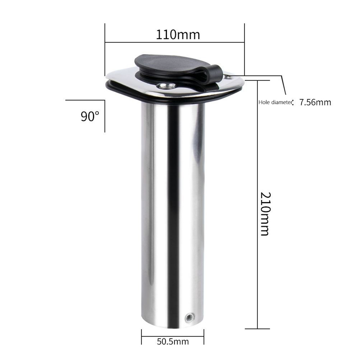 Stainless Steel Fixed-Angle (1 - đánh giá và giá Fishing Rod Holder