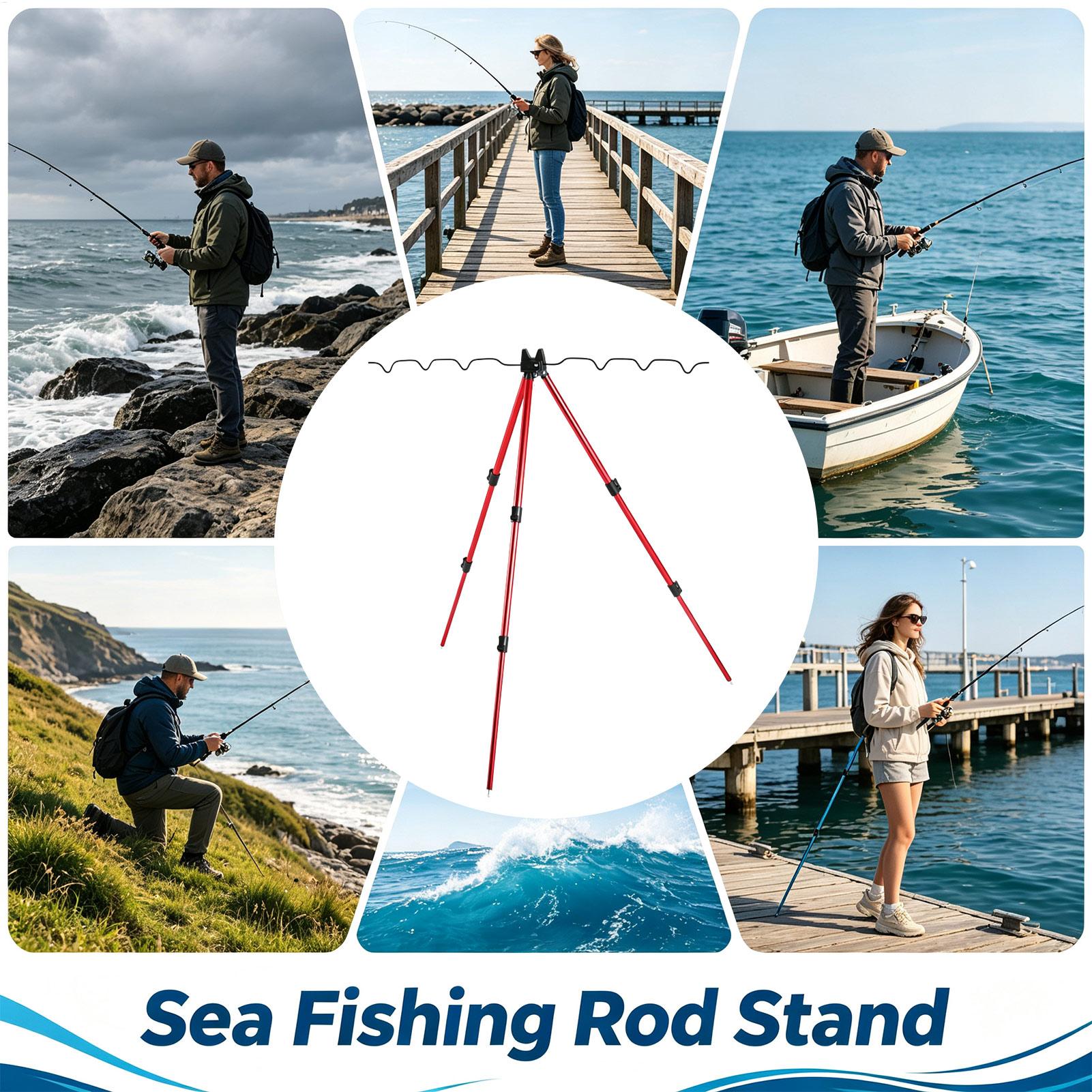 Fishing Pole Stand For Ground  - đánh giá và giá Fishing Rod Telescopic