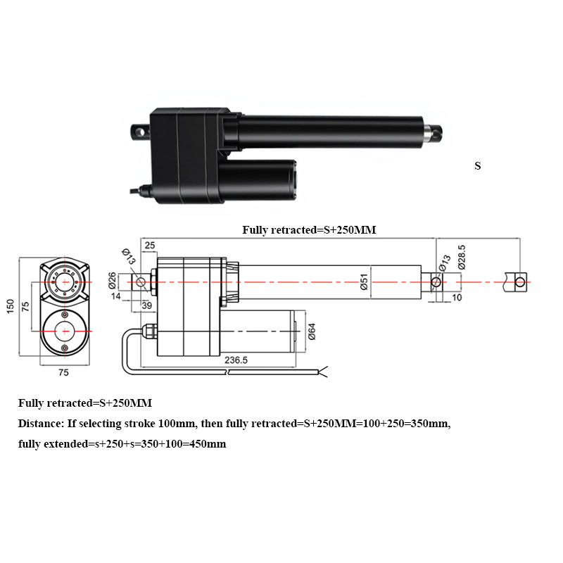 DC 12V 24V 7000N Linear Actuat - đánh giá và giá Fishing Rod Telescopic