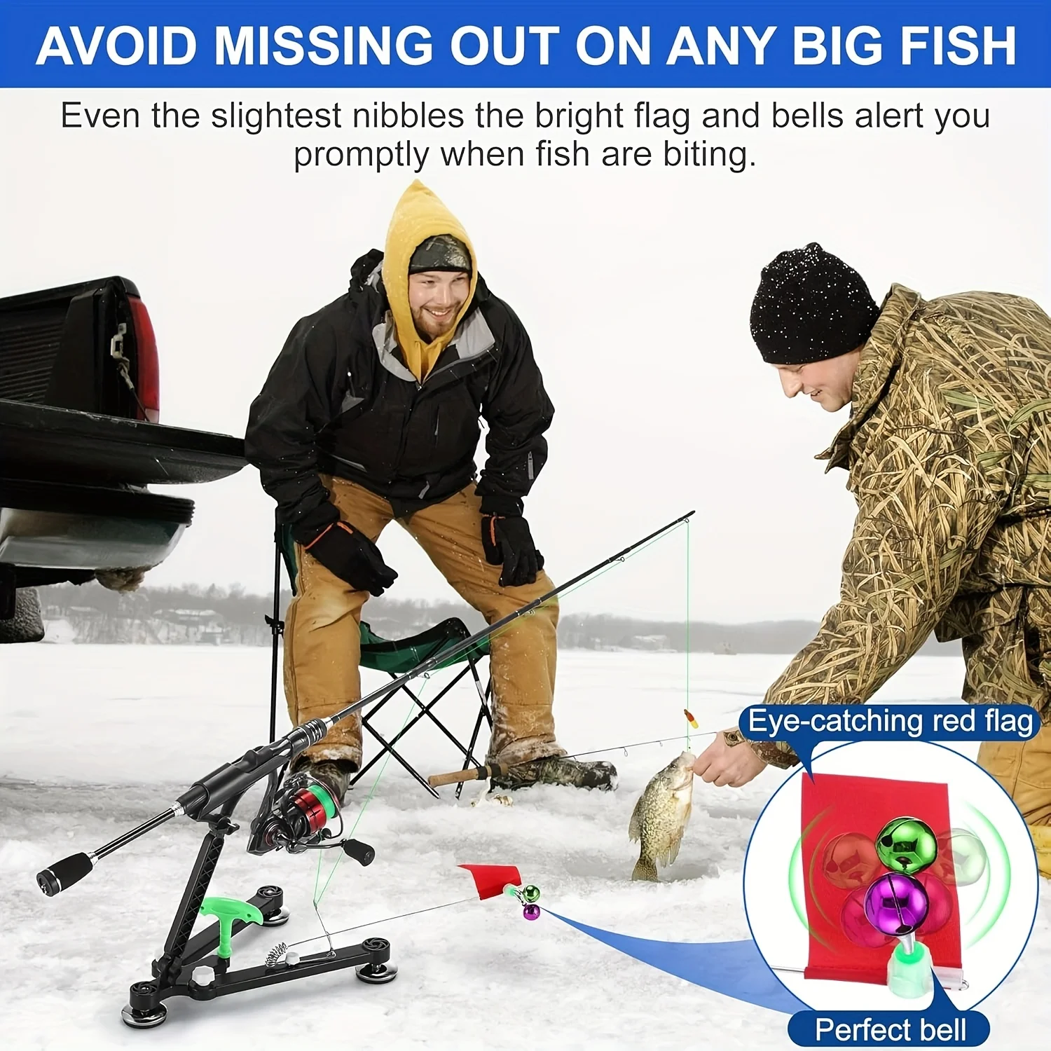 1set Ice Fishing Rod Holder -  - đánh giá và giá Fishing Rod Ice