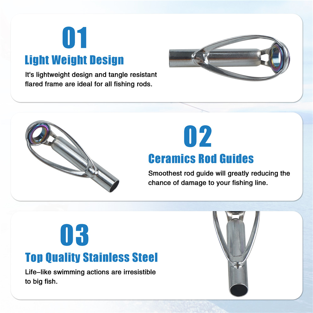 10 Chiếc Cần Câu Cá Đầu Bộ Dụn - đánh giá và giá Fishing Rod Guide Replacement